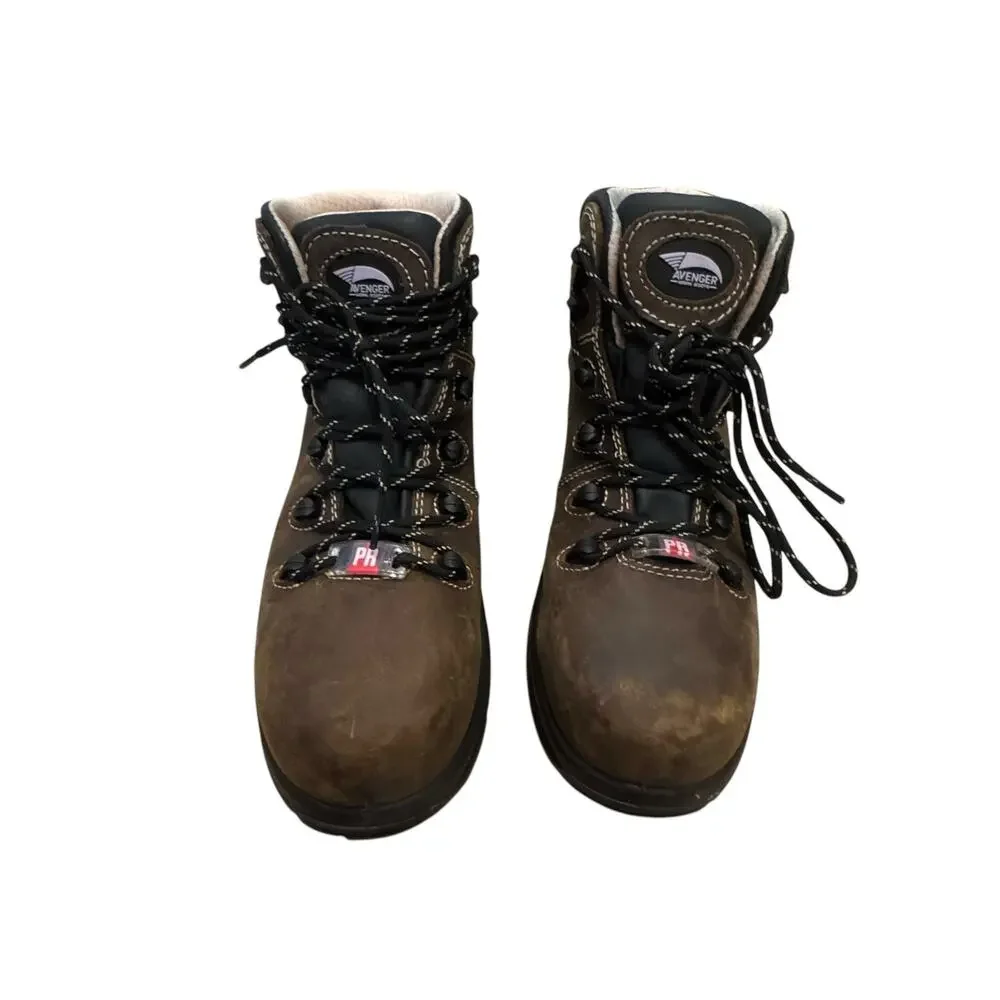 Avenger Composite Toe Waterproof Hiker Work Boot Men's Size US 7.5/Women's 9